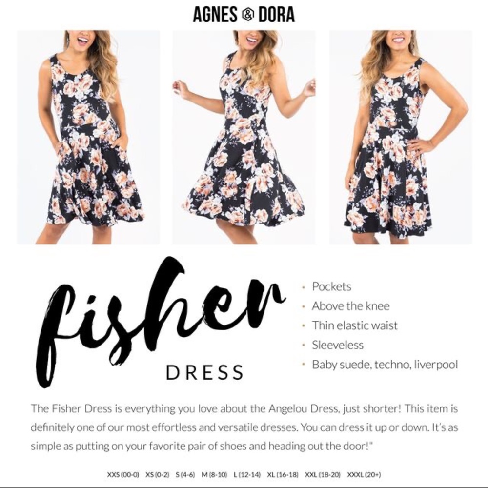 EUC Agnes and Dora Fisher Dress